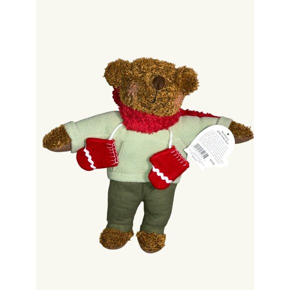 Hallmark Teddy Mittens Bear Plush Collectible 100th Anniversary Stuffed Toy 12" - Picture 6 of 11